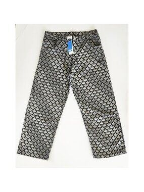 Adidas Originals Monogram-Print Loose Jeans KC6380